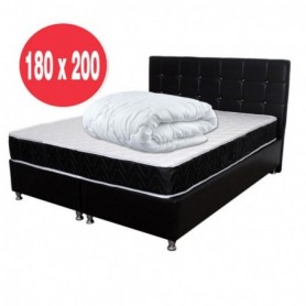 Set saltea superortopedica Lux Moon 180x200 plus pilota vara microfibra 200x220