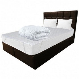 Set Saltea cu arcuri Rose 160x200x22 plus 2 perne plus Husa hipoalergenica plus Pilota vara microfibra 180x200