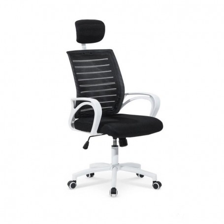 Scaun birou cu tetiera mesh negru AX Stock