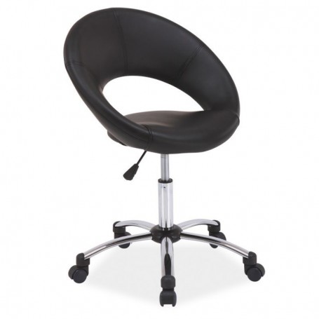 Scaun birou negru piele ecologica AX Z128
