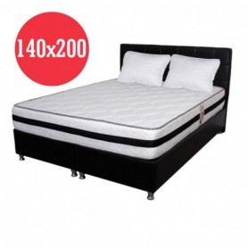 Set Saltea Memory Foam cu arcuri Orhidee 140x200x25 plus 2 perne microfibra 50x70