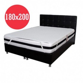 Set Saltea Memory Foam cu arcuri Orhidee 180x200x25 plus husa hipoalergenica