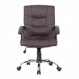Scaun directorial maro, piele ecologica AX04