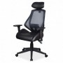Scaun birou mesh negru, cu tetiera AX Z406
