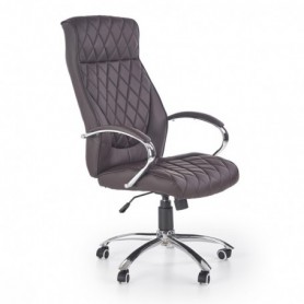Scaun directorial piele ecologica maro AX Helen