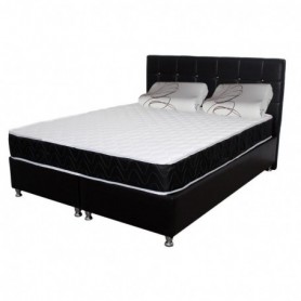 Saltea superortopedica Lux Perla 140x200x22 +2 perne ortopedice memory SB 52x32 cm