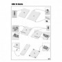 Birou alb 120x55x75 cm, AX Laura