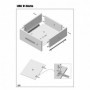 Birou alb 120x55x75 cm, AX Laura