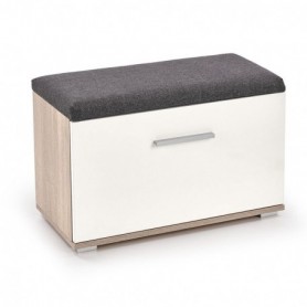 Pantofar tip Taburete HM Lima ST2 alb - stejar sonoma