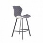 Scaun bar HM H83 alb - gri