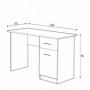 Birou pal melaminat stejar AX Edy 120x78x55 cm