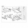 Pat piele ecologica alb AX Bella alb 160x200 cm