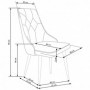 Scaun living HM k365 gri