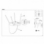 Scaun living HM K314 albastru