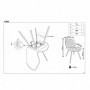 Scaun living HM K360 bej