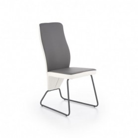 Scaun living HM K300 alb-gri
