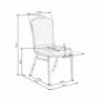 Scaun conferinta HM K66 bordo
