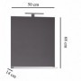 Oglinda baie GN0551 - 50 cm, alb