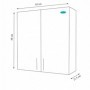 Dulap baie Roma 65 x 68 cm