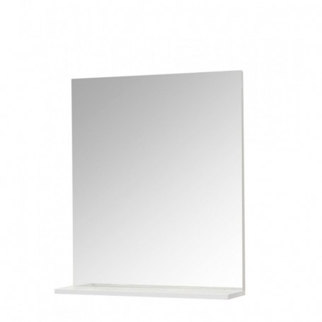 Oglinda baie MDF, suspendata, cu polita 60x68x14 cm