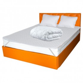 Set saltea Vega Spring Comfort 140x200 plus pilota microfibra iarna 180x200