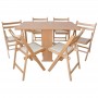 Set masa pliabila Practic fag cu 6 scaune