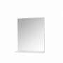 Set Baza si lavoar GN0541 cu sertare, suspendat si Oglinda GN0551 - 60 cm, alb