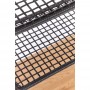Etajera AX ZEG21 negru/stejar auriu, 111x34x129 cm