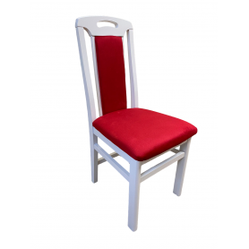 Scaun living AX SR RIM alb/rosu