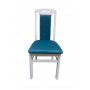 Scaun living AX SR RIM alb/turcoaz