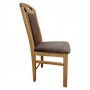 Set masa living SR Zork plus 6 scaune SR Rim stejar natur, 74x90x160/200 cm