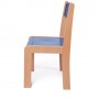 Scaun lemn gradinita Prichindel, H35, albastru