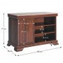 Comoda living AXKRT, usa, 3 polite, Nuc, 108 x 56 x 77 cm