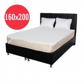 Set Saltea Superortopedica 160x200x20 plus 2 perne microfibra 50x70 plus Husa hipoalergenica