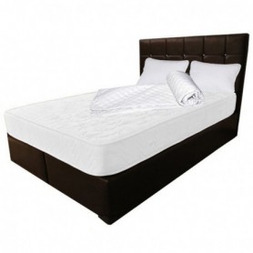 Set Saltea Rose 160x200x22 cu arcuri plus 2 perne microfibra 50x70 plus Husa hipoalergenica