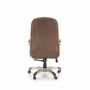 Scaun directorial piele ecologica perforata bej AX Carla