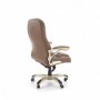 Scaun directorial piele ecologica perforata bej AX Carla
