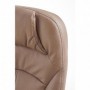 Scaun directorial piele ecologica perforata bej AX Carla