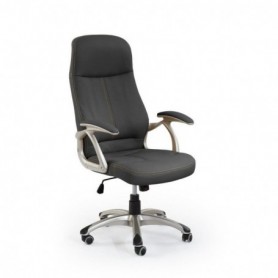 Scaun directorial negru piele ecologica AX Eduard
