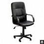 Scaun directorial piele ecologica negru AX Denis
