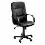 Scaun directorial piele ecologica negru AX Denis