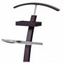 Portmantou dublu cromat AX ZW13, wenge