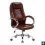 Scaun directorial piele ecologica maro AX Codrin