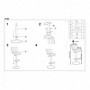 Scaun de bar negru, piele ecologica, Axon Z70