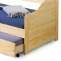 Pat 200 x 90 cm lemn natur AX Zarra