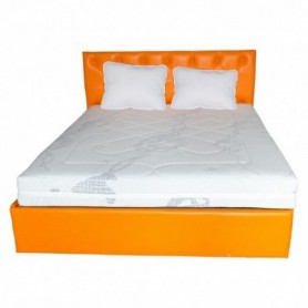 Set saltea Safir Memory Plus 160x200 plus 2 perne microfibra 50x70