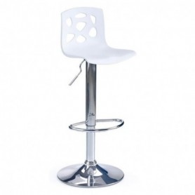 Scaun de bar alb Ax Z48, reglabil pe inaltime