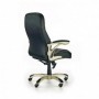 Scaun directorial negru piele ecologica perforata AX Carla