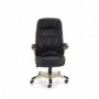 Scaun directorial negru piele ecologica perforata AX Carla