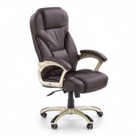 Scaun directorial piele ecologica AX Daimond maro